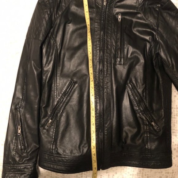 Danier Men's soft lamb leather jacket - Picture 6 of 9